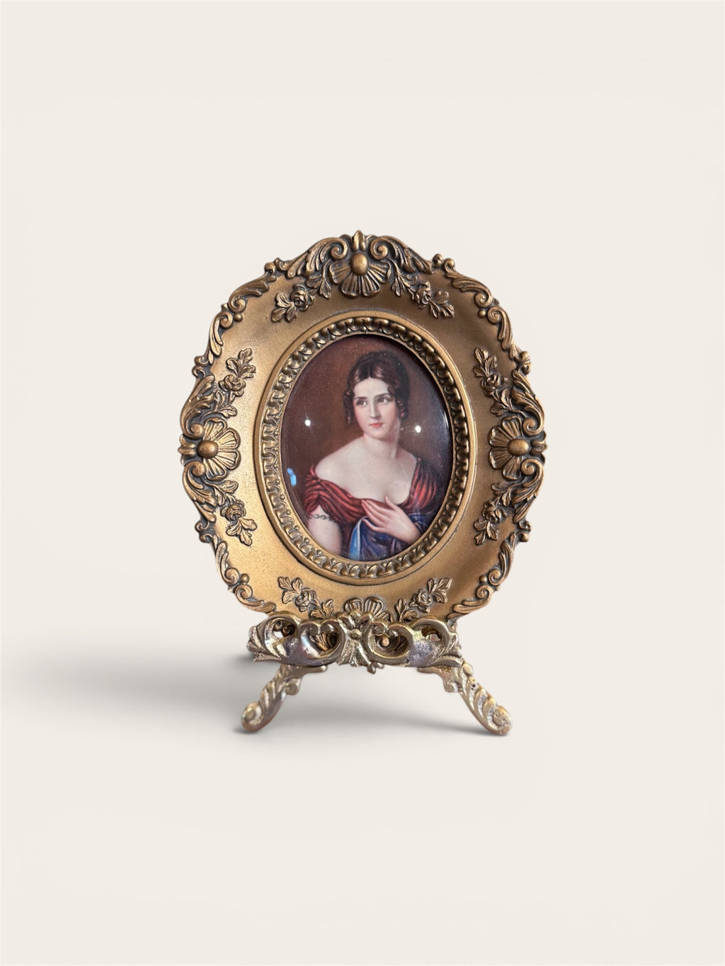 Vintage Cameo Creation Pauline Bonaparte Portrait Frame
