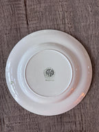 Vintage English Ironstone Plate – "Who’ll Buy My Lavender?" Gilt Decor, 10"